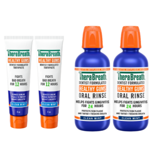 TheraBreath Healthy Gums Oral Rinse & Toothpaste Bundle