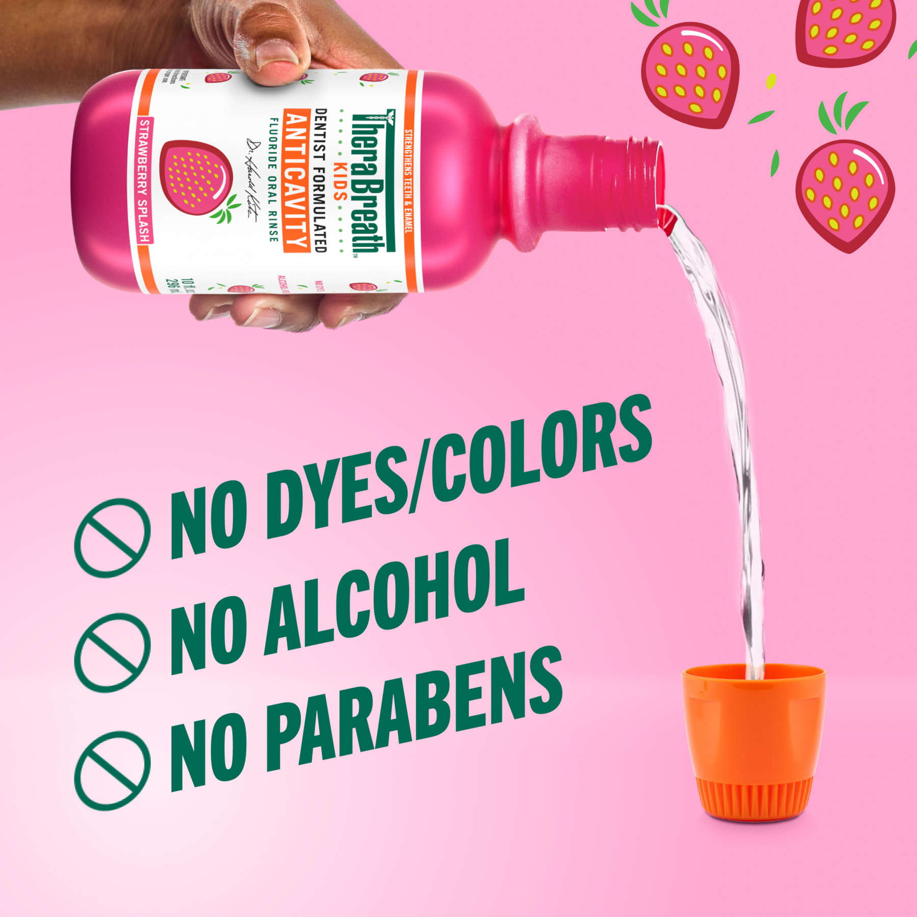 For Kids! Anticavity Oral Rinse - Strawberry Splash - Image 6