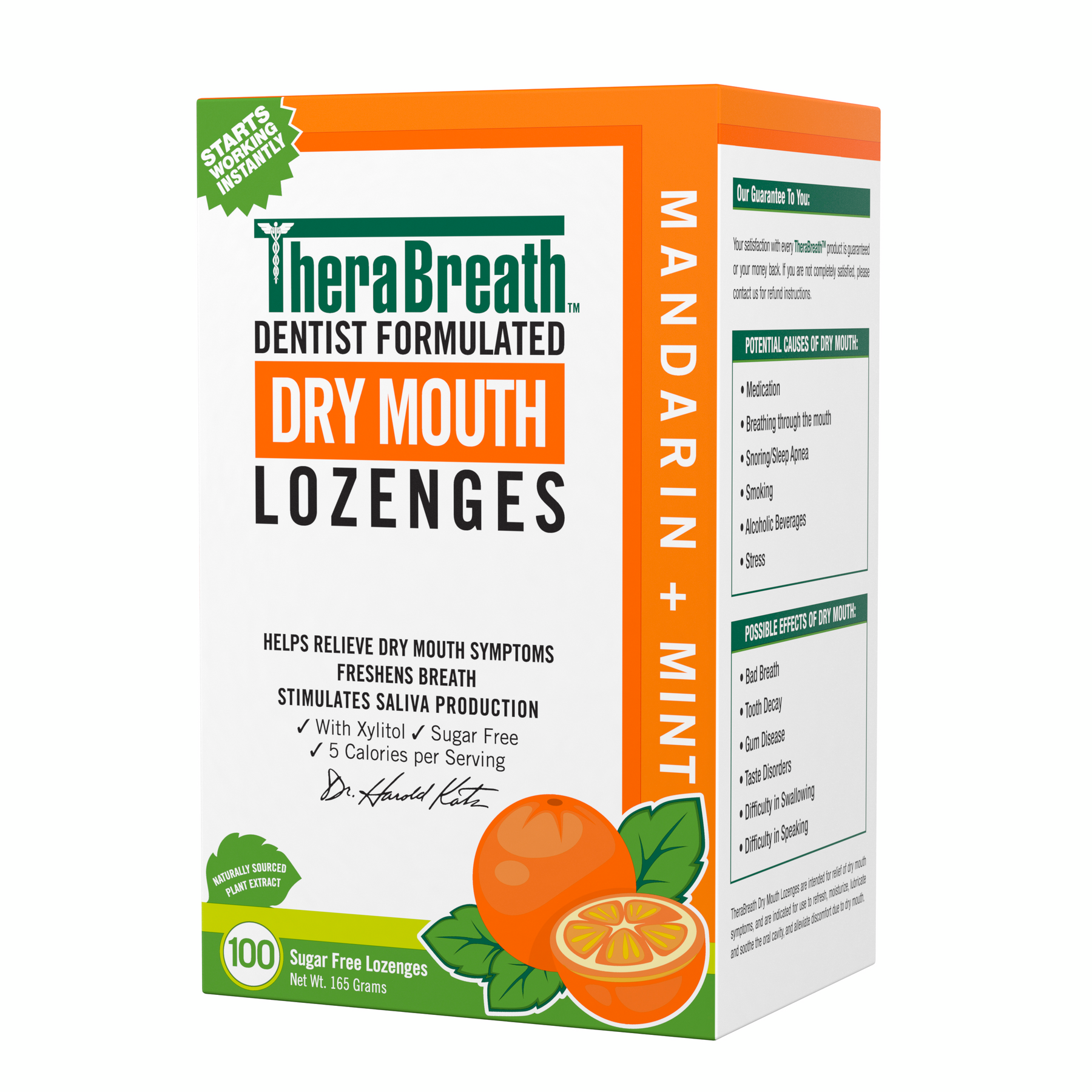Dry Mouth Lozenges - Mandarin Mint - Image 3