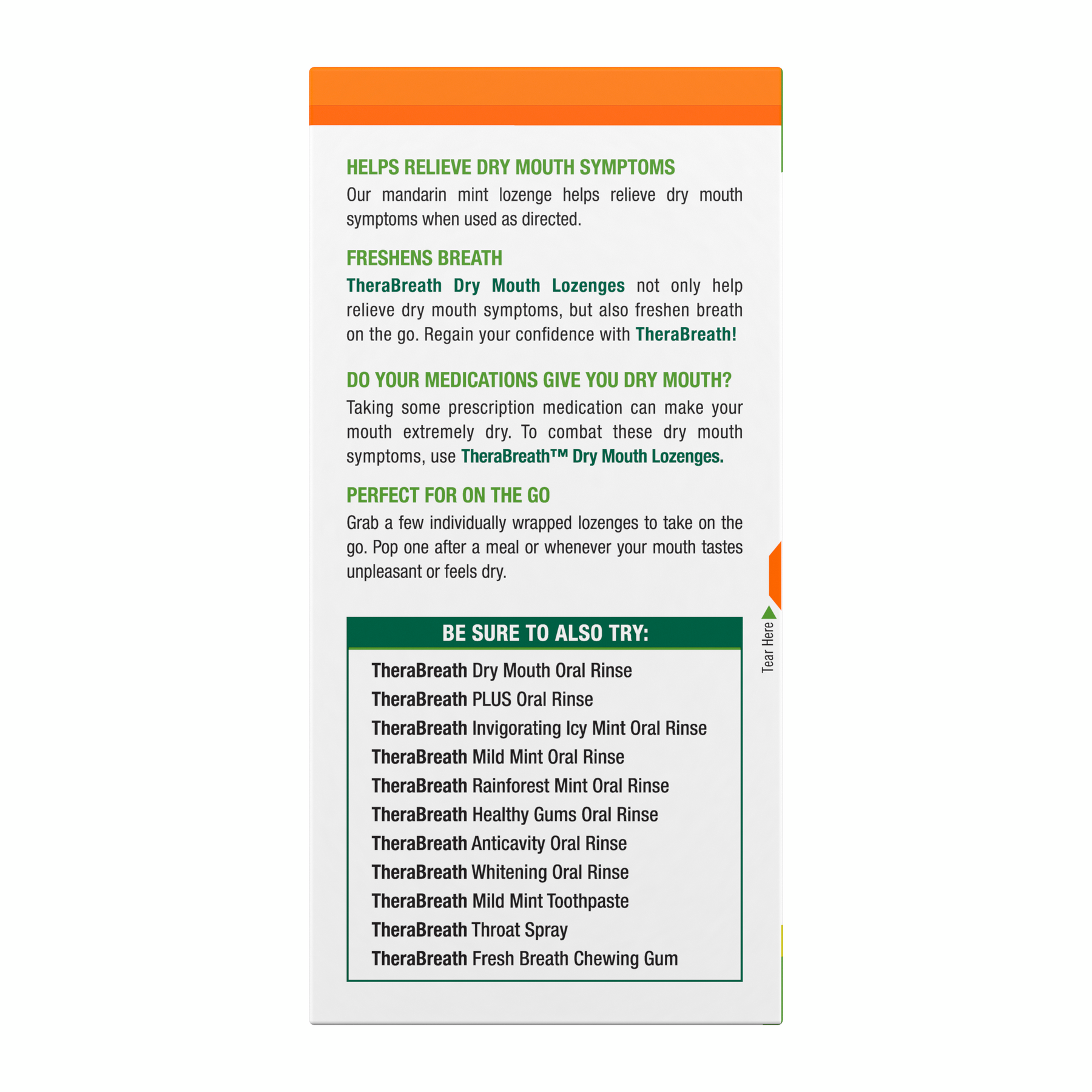 Dry Mouth Lozenges - Mandarin Mint - Image 4