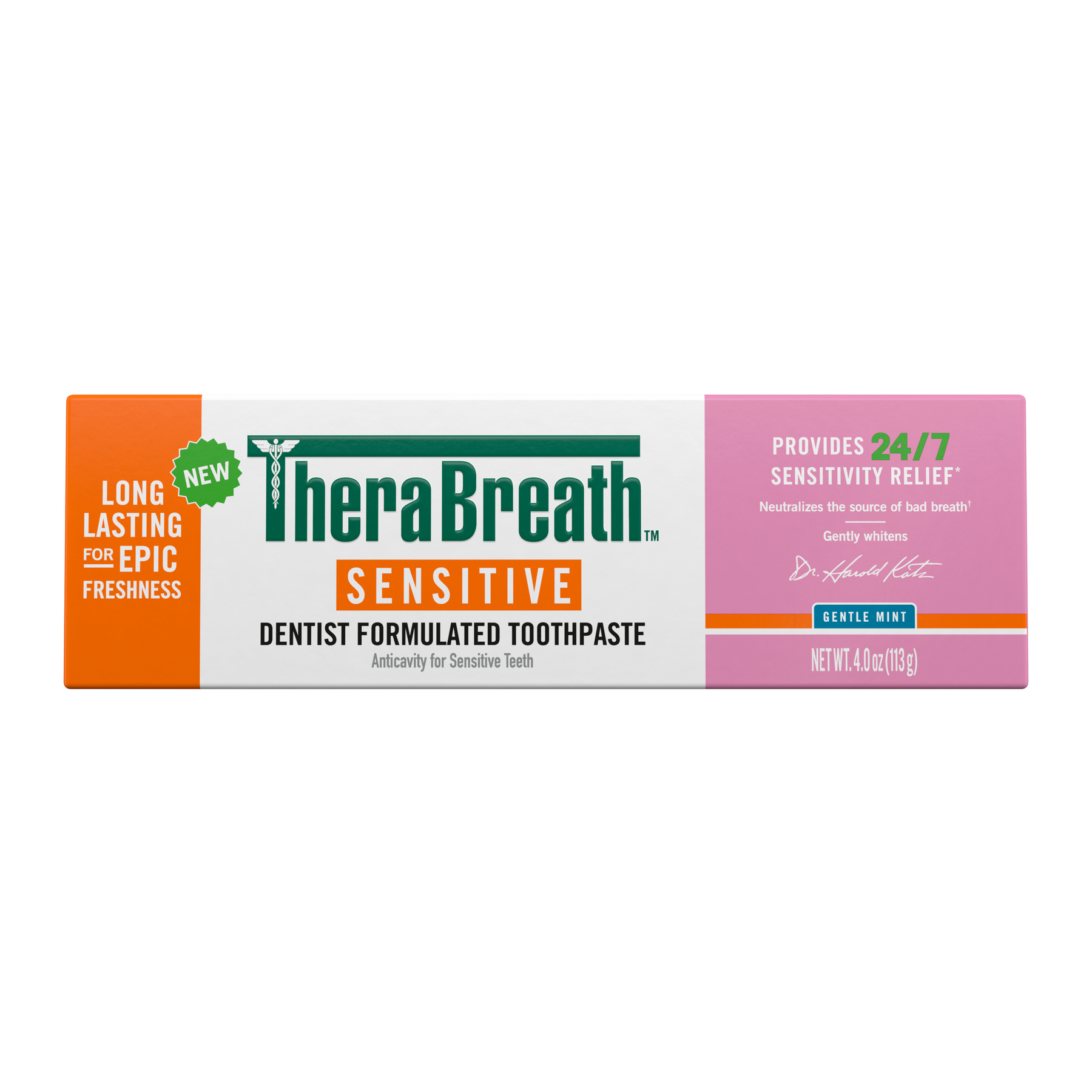 TheraBreath Sensitive Toothpaste. 24/7 Sensitivity Relief (1). With Fluoride for Anticavity Protection. Gentle Mint. 4 Oz - Image 13