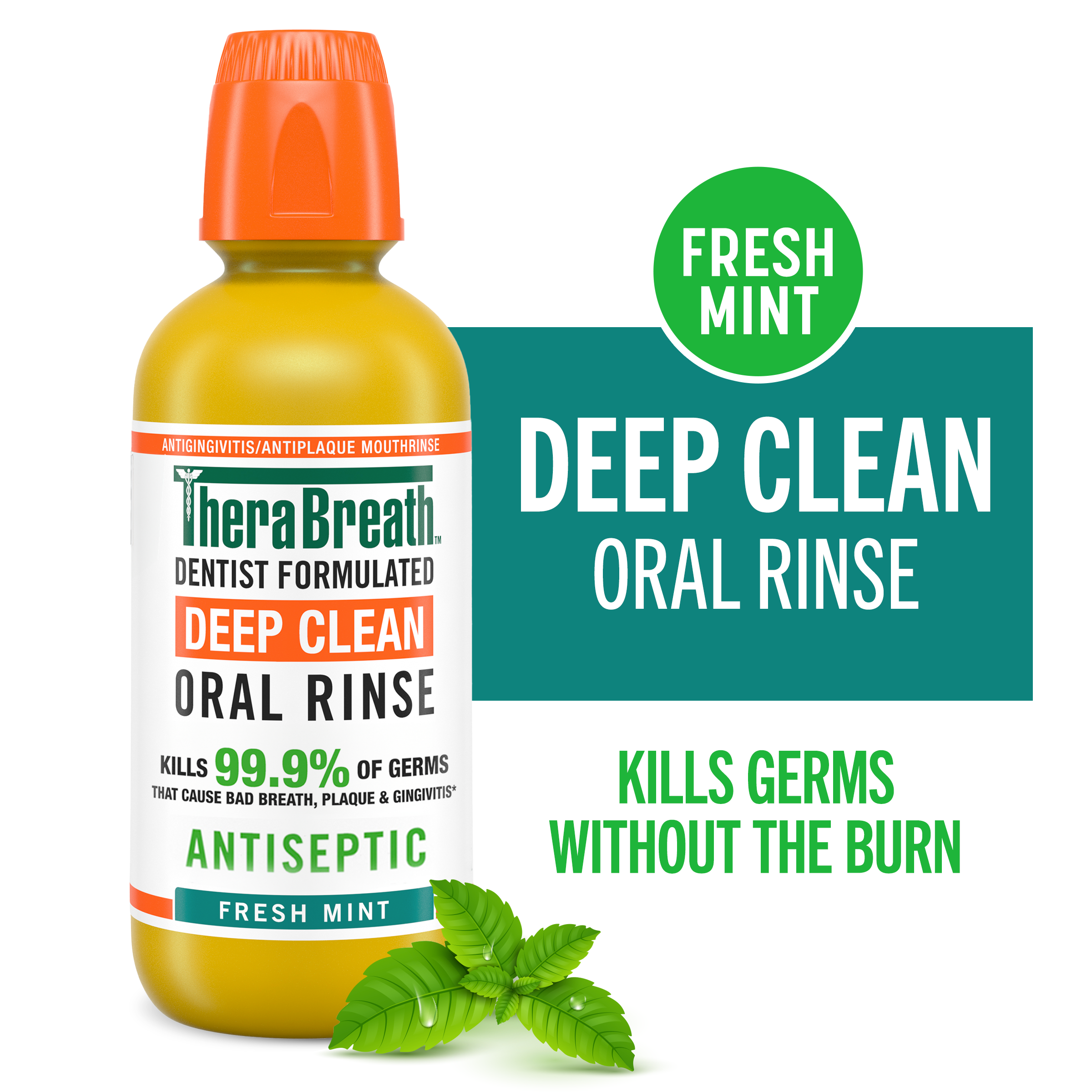 TheraBreath Deep Clean Oral Rinse & Toothpaste Bundle - Image 2