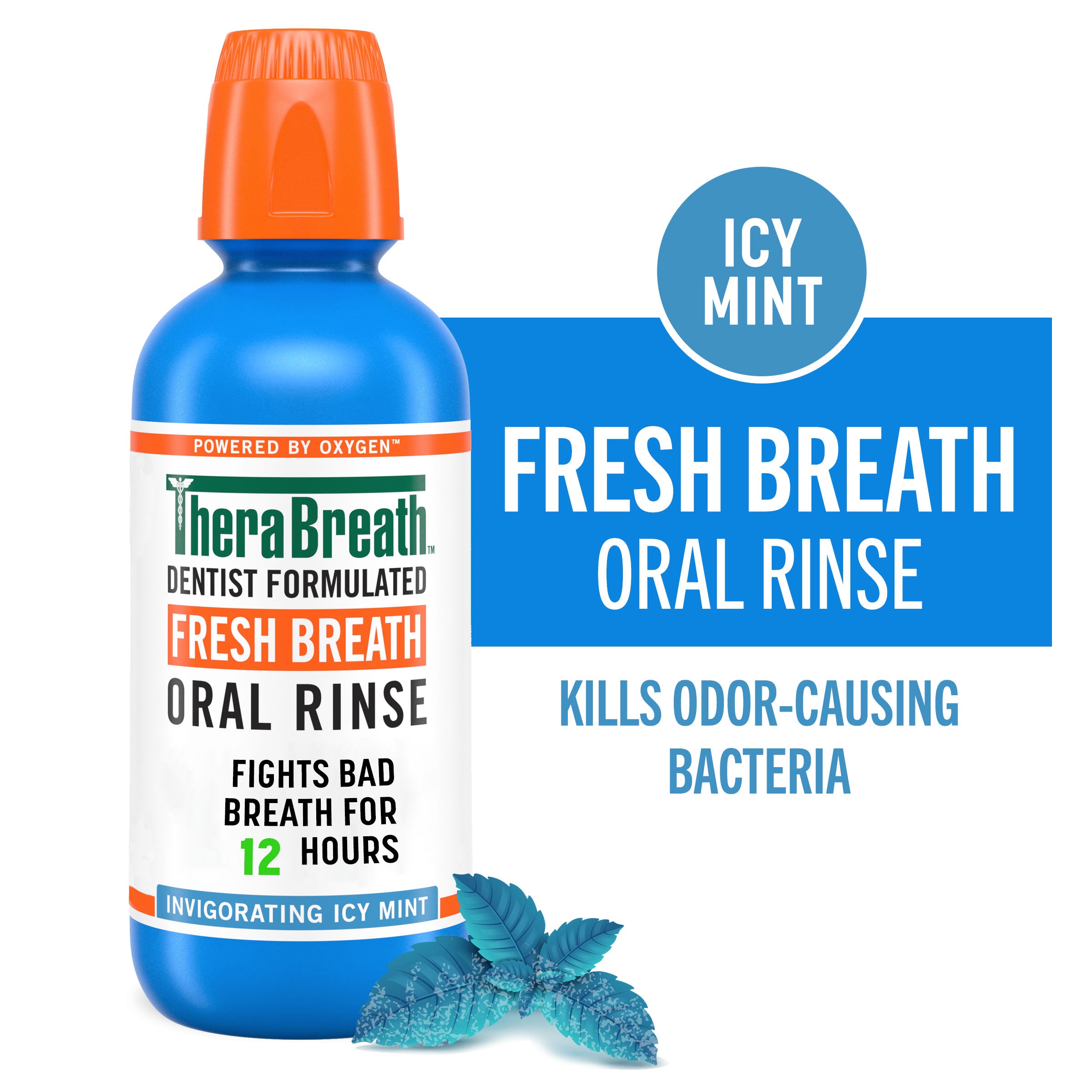 TheraBreath Fresh Breath Oral Rinse & Whitening Toothpaste Bundle - Image 2
